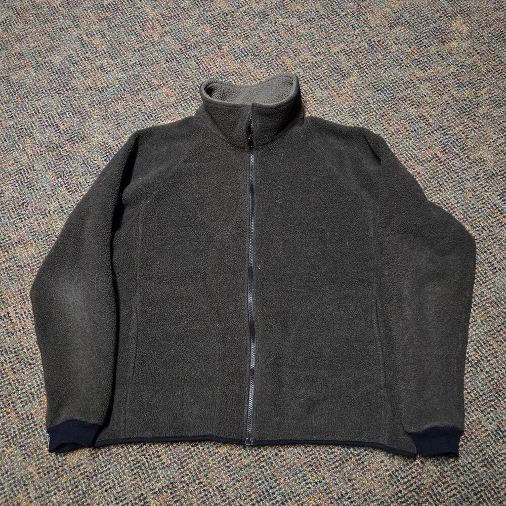 Vtg 90s M.L. WILLIAMS Earthtone Outdoors Gorp Fleece Jacket XL Made In Oregon